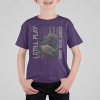 Funny I Still Play Duck Duck Goose T Shirt For Kid Duck Hunting Dog Back Lab - Wonder Print Shop