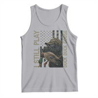 Funny I Still Play Duck Duck Goose Tank Top Duck Hunting Dog Back Lab - Wonder Print Shop
