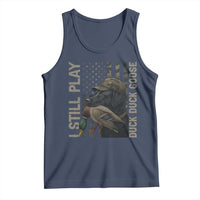 Funny I Still Play Duck Duck Goose Tank Top Duck Hunting Dog Back Lab - Wonder Print Shop