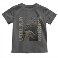 Funny I Still Play Duck Duck Goose Toddler T Shirt Duck Hunting Dog Back Lab - Wonder Print Shop