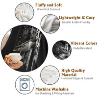 Duck Hunting Dog Back Lab Vintage American Flag Throw Blanket - Wonder Print Shop