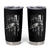 Duck Hunting Dog Back Lab Vintage American Flag Tumbler Cup - Wonder Print Shop