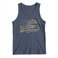 Hunting Guns Vintage Camo American Flag Tank Top - Wonder Print Shop