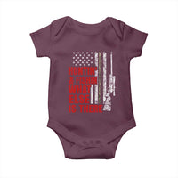 Hunting And Fishing What Else Is There Baby Onesie Vintage American Flag - Wonder Print Shop