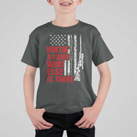 Hunting And Fishing What Else Is There T Shirt For Kid Vintage American Flag - Wonder Print Shop