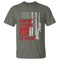Hunting And Fishing What Else Is There T Shirt Vintage American Flag - Wonder Print Shop