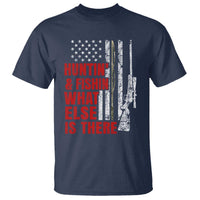 Hunting And Fishing What Else Is There T Shirt Vintage American Flag - Wonder Print Shop