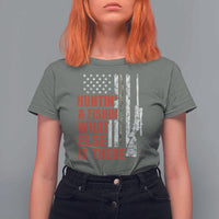 Hunting And Fishing What Else Is There T Shirt For Women Vintage American Flag - Wonder Print Shop