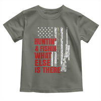 Hunting And Fishing What Else Is There Toddler T Shirt Vintage American Flag - Wonder Print Shop