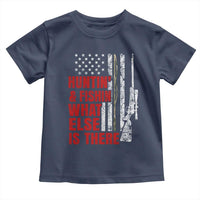 Hunting And Fishing What Else Is There Toddler T Shirt Vintage American Flag - Wonder Print Shop