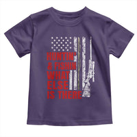 Hunting And Fishing What Else Is There Toddler T Shirt Vintage American Flag - Wonder Print Shop