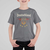 Deutschland German Heritage Pride T Shirt For Kid Bundesadler Coat of Arms Star - Wonder Print Shop