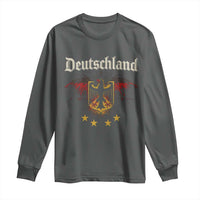 Deutschland German Heritage Pride Long Sleeve Shirt Bundesadler Coat of Arms Star - Wonder Print Shop