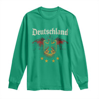 Deutschland German Heritage Pride Long Sleeve Shirt Bundesadler Coat of Arms Star - Wonder Print Shop