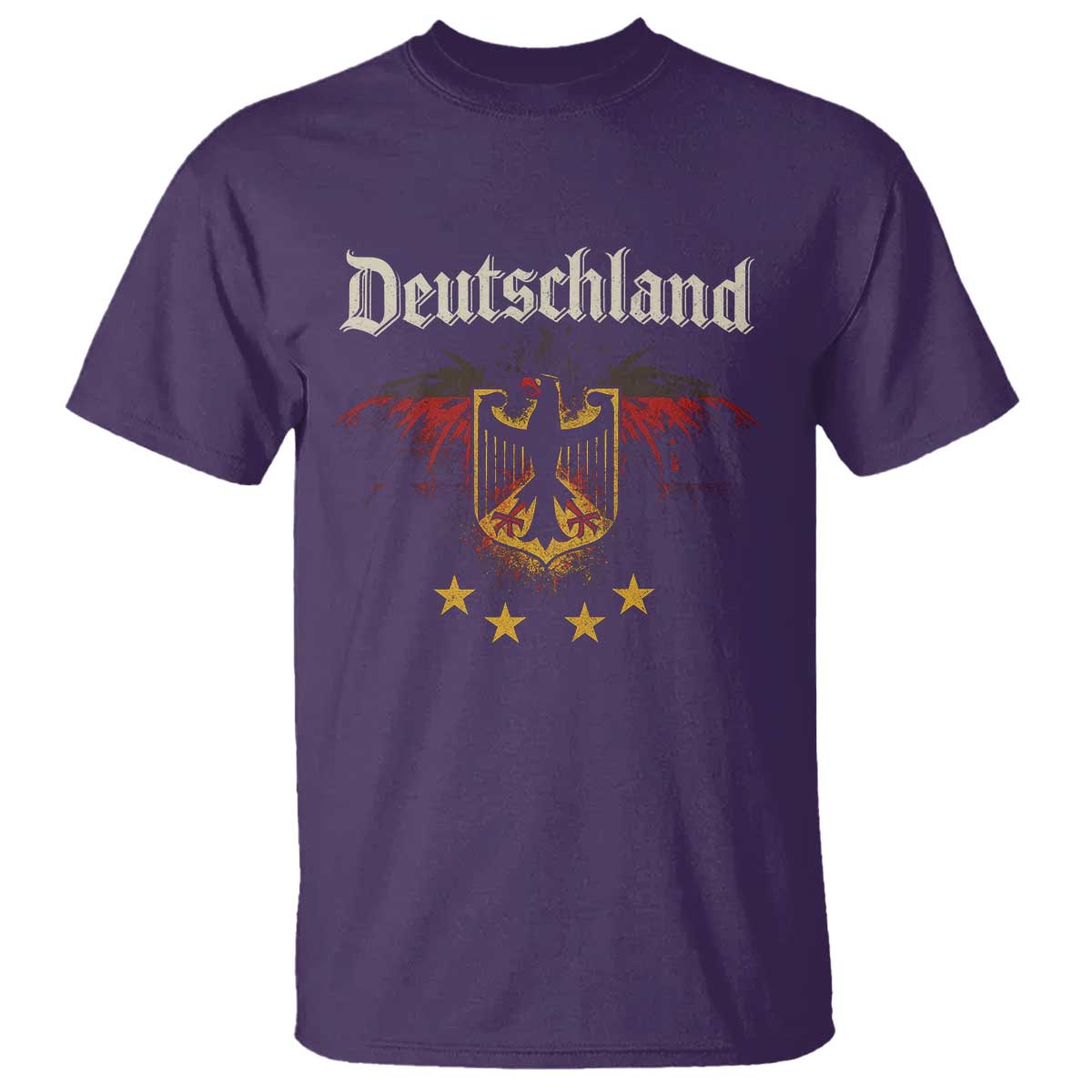 Deutschland German Heritage Pride T Shirt Bundesadler Coat of Arms Star - Wonder Print Shop