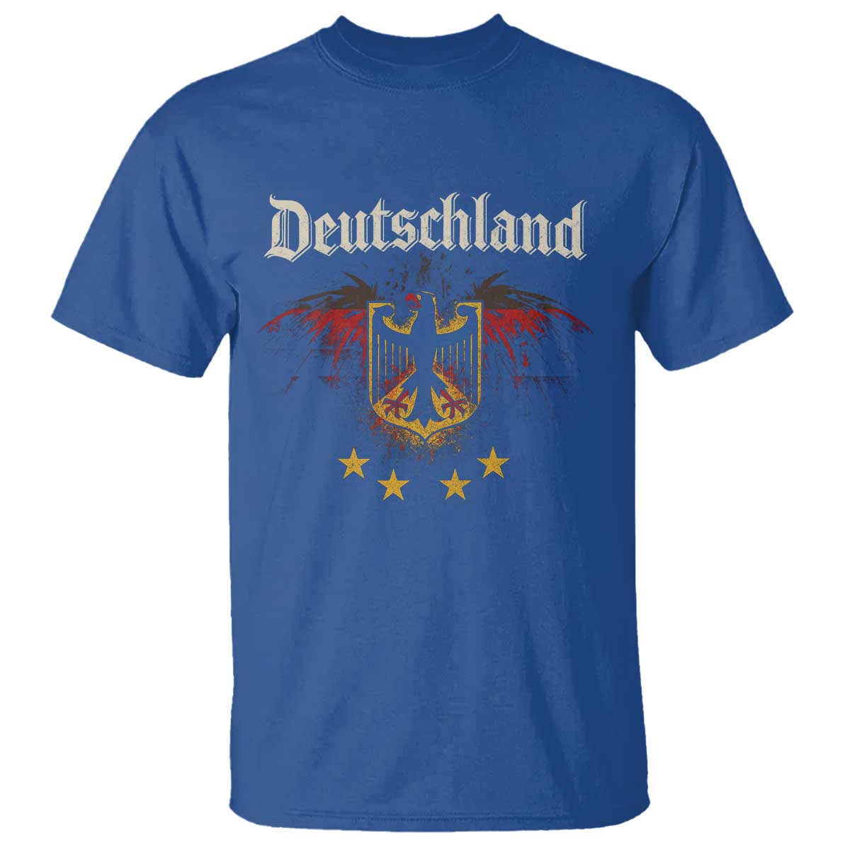 Deutschland German Heritage Pride T Shirt Bundesadler Coat of Arms Star - Wonder Print Shop
