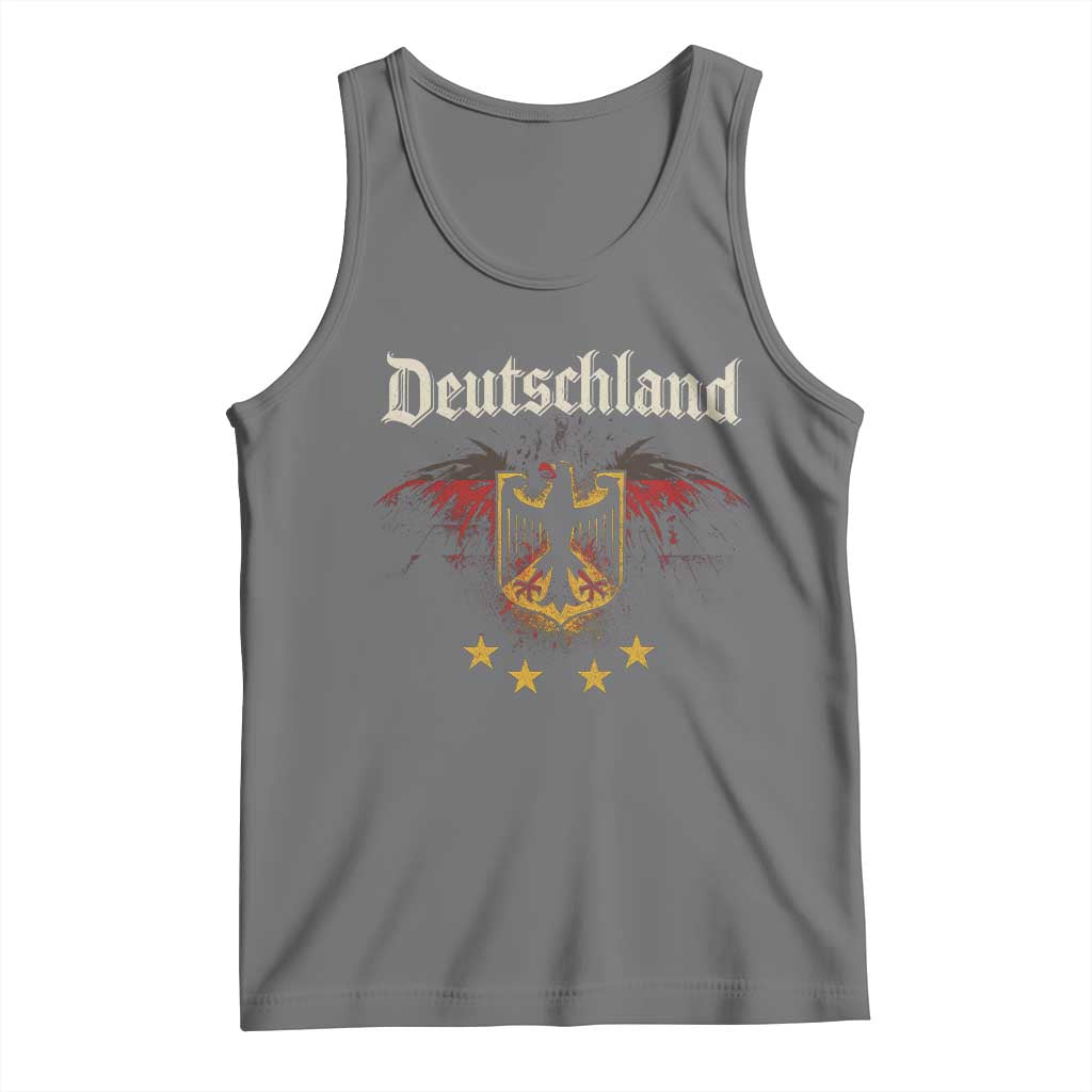 Deutschland German Heritage Pride Tank Top Bundesadler Coat of Arms Star - Wonder Print Shop