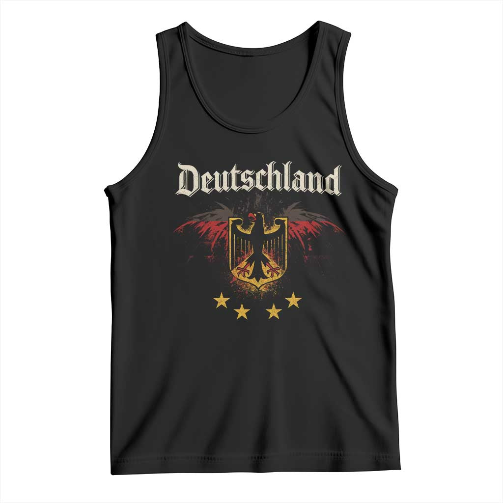 Deutschland German Heritage Pride Tank Top Bundesadler Coat of Arms Star - Wonder Print Shop