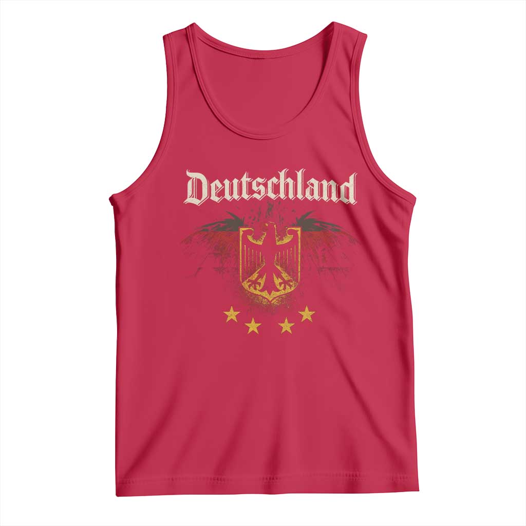 Deutschland German Heritage Pride Tank Top Bundesadler Coat of Arms Star - Wonder Print Shop