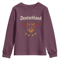 Deutschland German Heritage Pride Youth Sweatshirt Bundesadler Coat of Arms Star - Wonder Print Shop