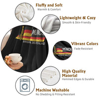 Munchen Bayern German Heritage Pride Germany Flag Throw Blanket - Wonder Print Shop