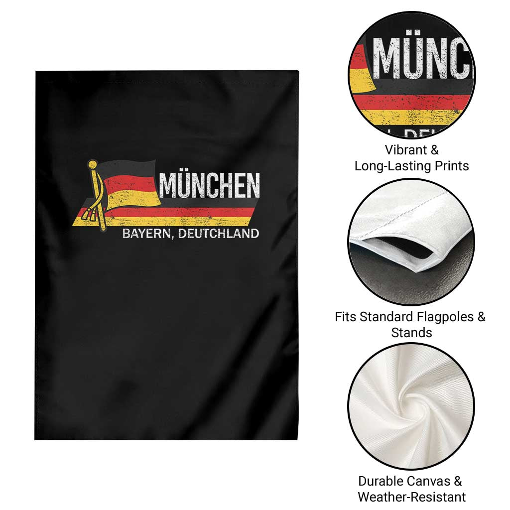Munchen Bayern German Heritage Pride Germany Flag Garden Flag - Wonder Print Shop