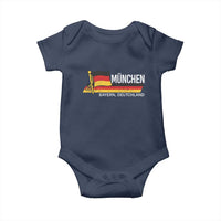 Munchen Bayern German Heritage Pride Germany Flag Baby Onesie - Wonder Print Shop