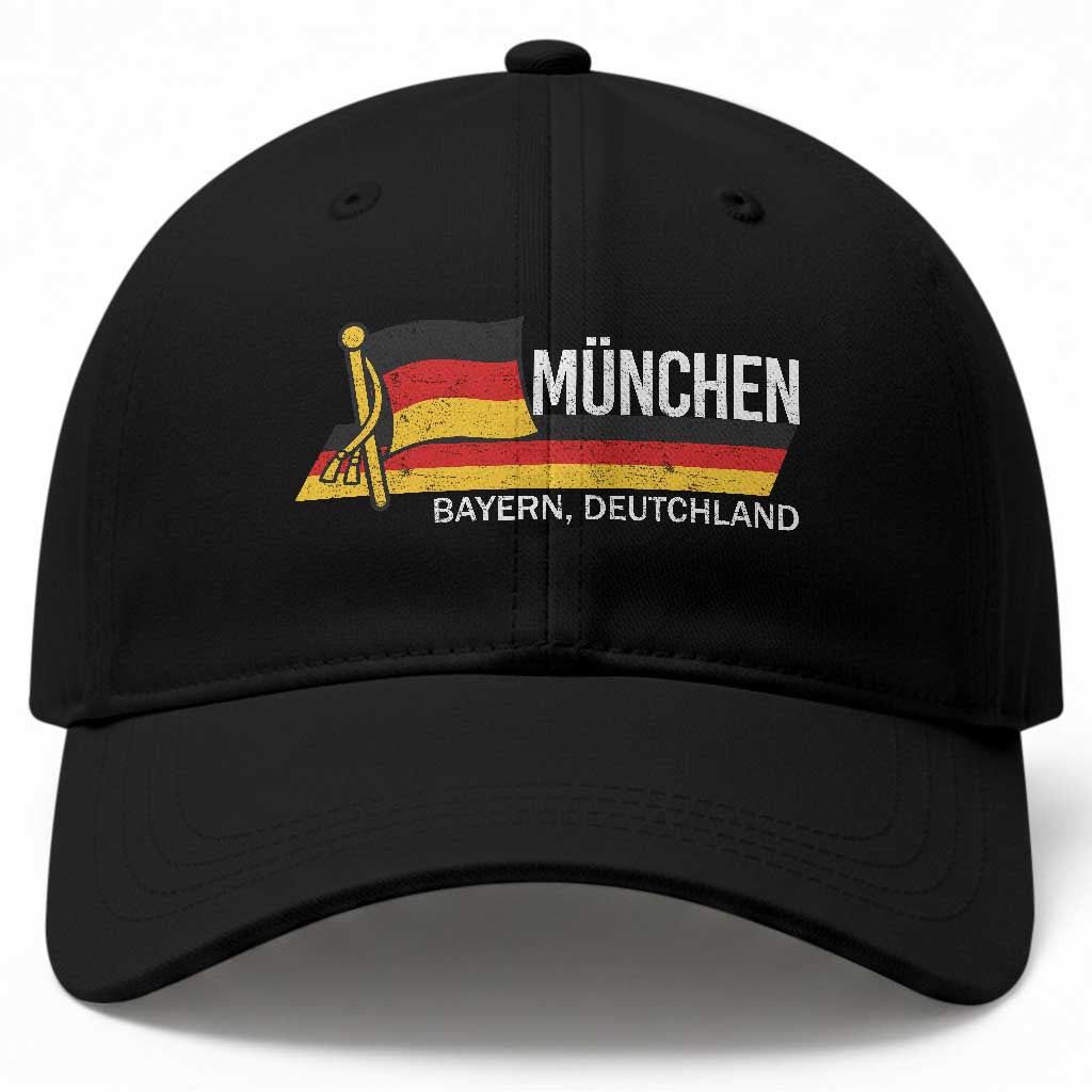 Munchen Bayern German Heritage Pride Germany Flag Baseball Cap
