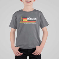 Munchen Bayern German Heritage Pride Germany Flag T Shirt For Kid - Wonder Print Shop