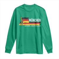 Munchen Bayern German Heritage Pride Germany Flag Long Sleeve Shirt - Wonder Print Shop