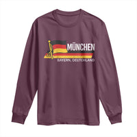 Munchen Bayern German Heritage Pride Germany Flag Long Sleeve Shirt - Wonder Print Shop