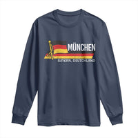 Munchen Bayern German Heritage Pride Germany Flag Long Sleeve Shirt - Wonder Print Shop