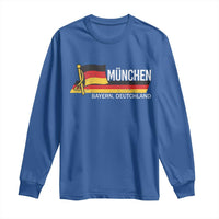 Munchen Bayern German Heritage Pride Germany Flag Long Sleeve Shirt - Wonder Print Shop