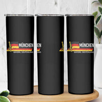 Munchen Bayern German Heritage Pride Germany Flag Skinny Tumbler - Wonder Print Shop