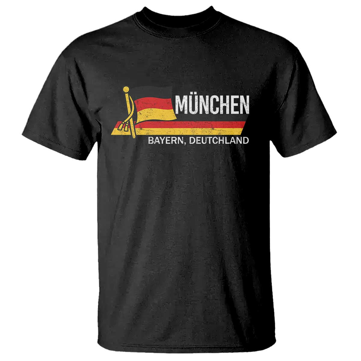 Munchen Bayern German Heritage Pride Germany Flag T Shirt - Wonder Print Shop