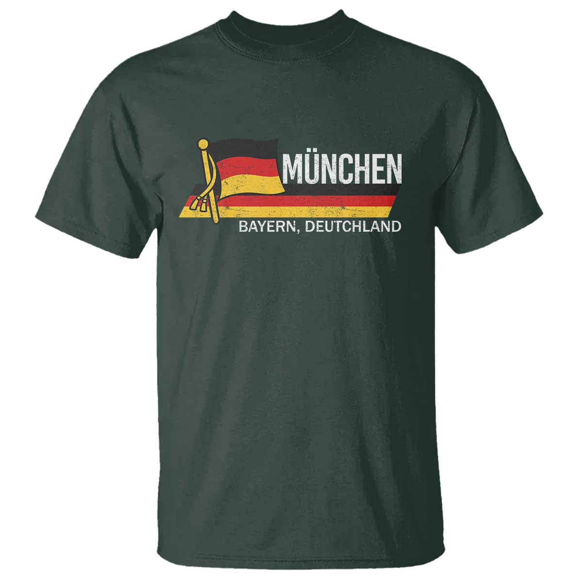 Munchen Bayern German Heritage Pride Germany Flag T Shirt - Wonder Print Shop