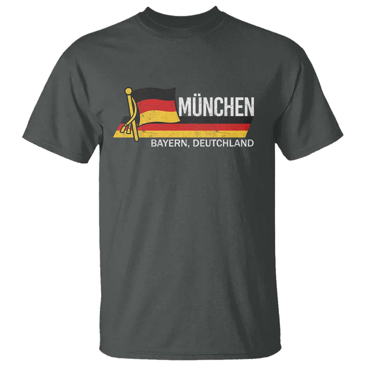Munchen Bayern German Heritage Pride Germany Flag T Shirt - Wonder Print Shop
