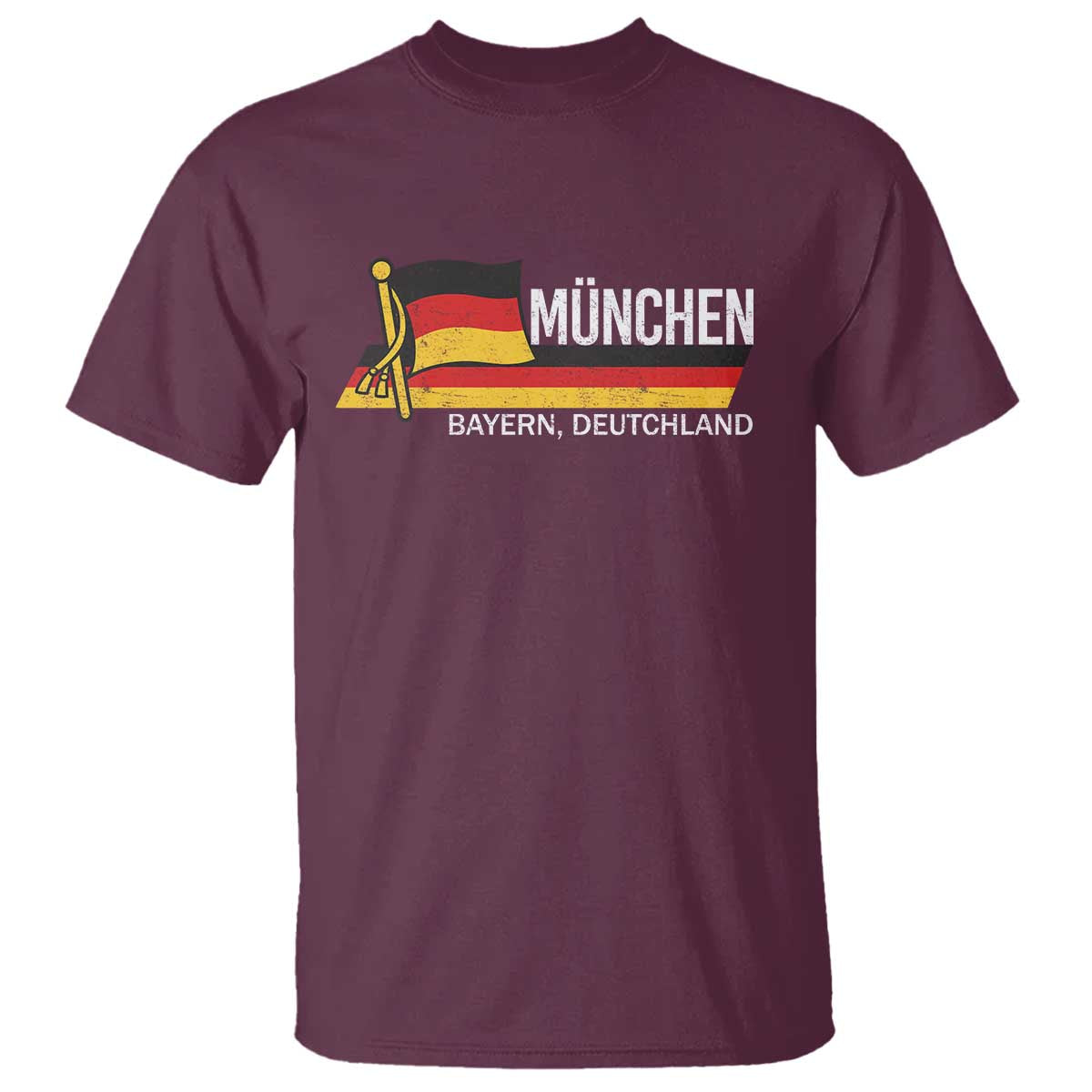 Munchen Bayern German Heritage Pride Germany Flag T Shirt - Wonder Print Shop