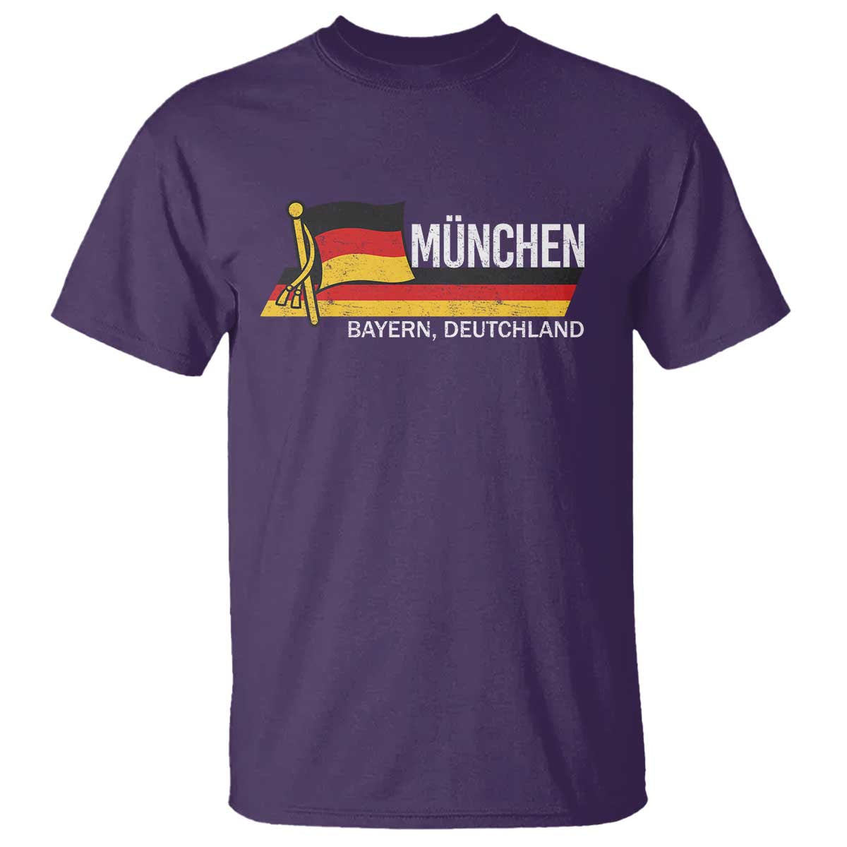 Munchen Bayern German Heritage Pride Germany Flag T Shirt - Wonder Print Shop