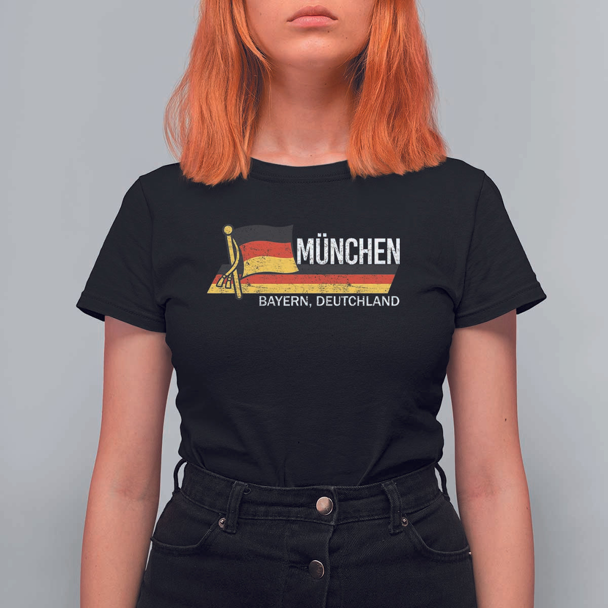 Munchen Bayern German Heritage Pride Germany Flag T Shirt For Women - Wonder Print Shop