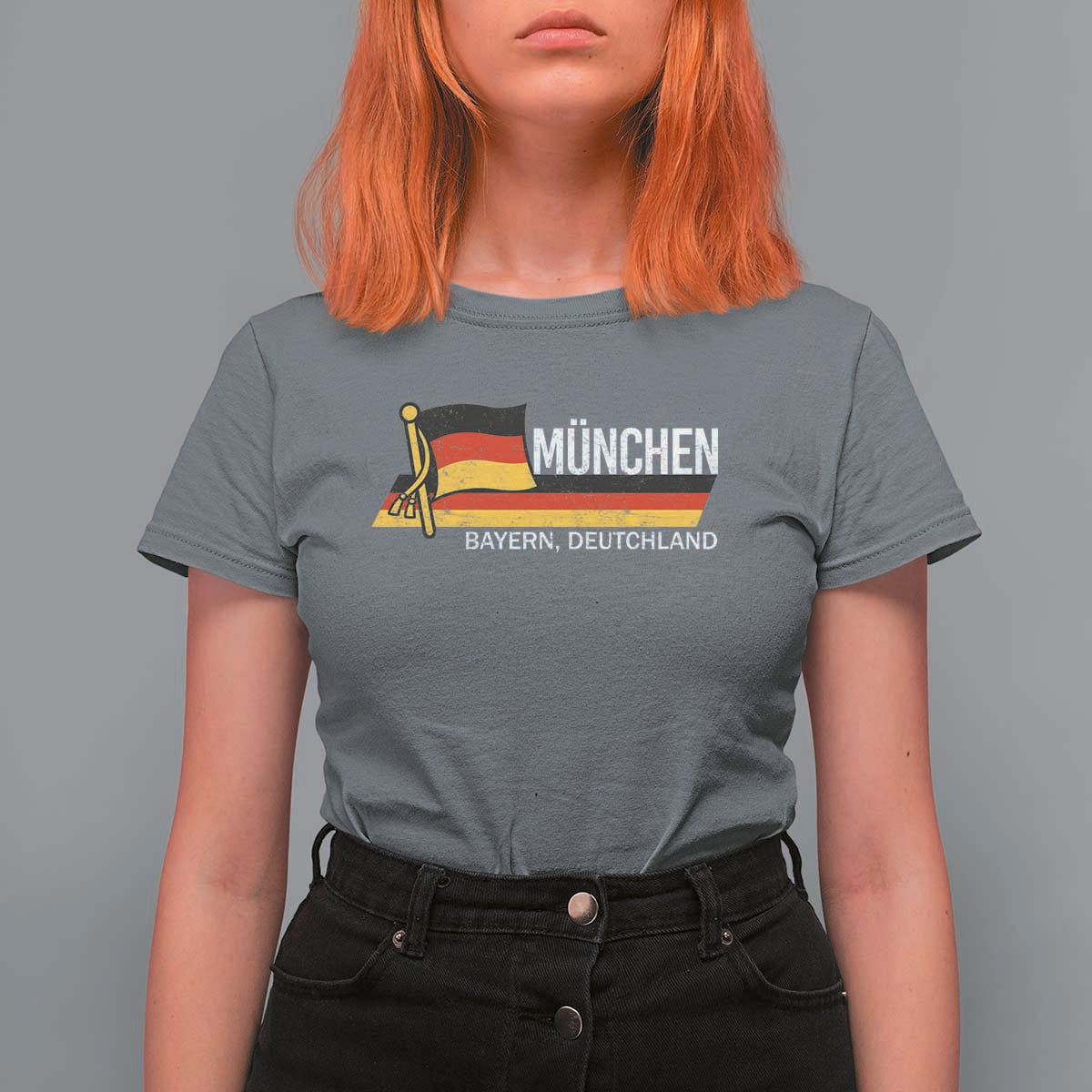 Munchen Bayern German Heritage Pride Germany Flag T Shirt For Women - Wonder Print Shop
