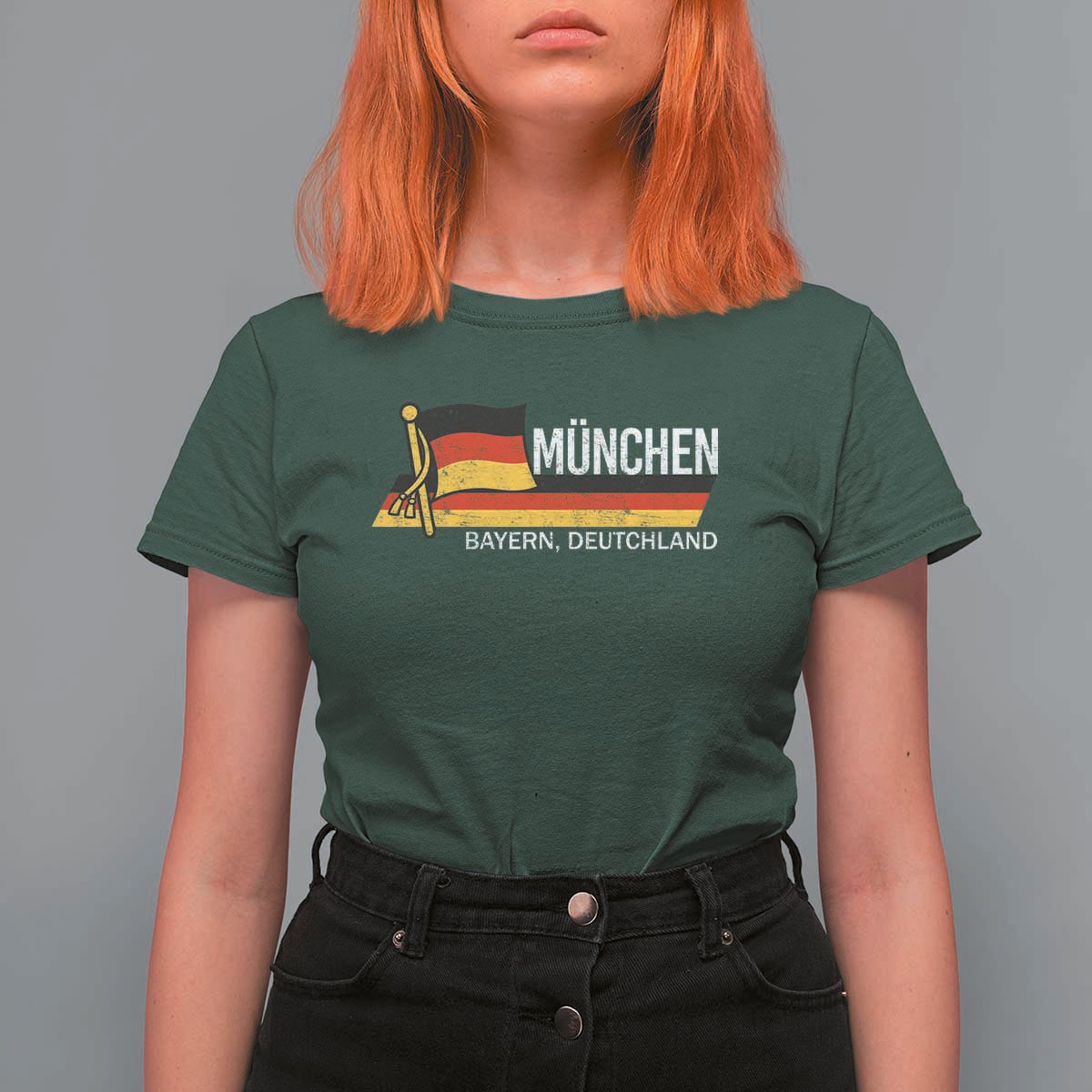 Munchen Bayern German Heritage Pride Germany Flag T Shirt For Women - Wonder Print Shop
