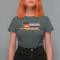 Munchen Bayern German Heritage Pride Germany Flag T Shirt For Women - Wonder Print Shop