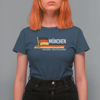 Munchen Bayern German Heritage Pride Germany Flag T Shirt For Women - Wonder Print Shop