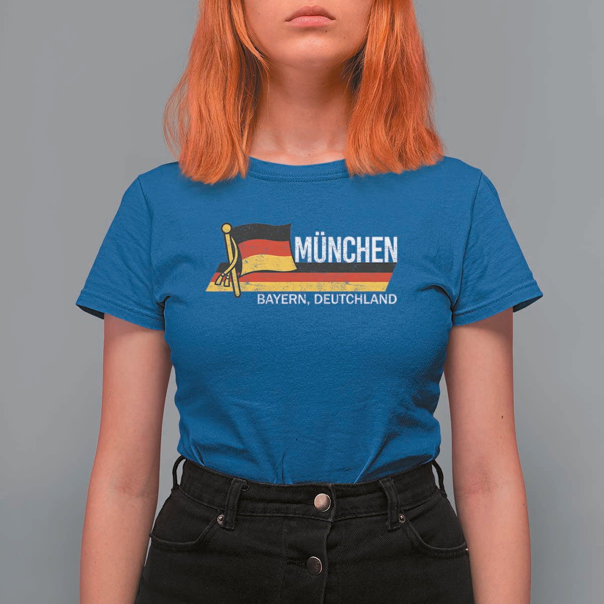 Munchen Bayern German Heritage Pride Germany Flag T Shirt For Women - Wonder Print Shop