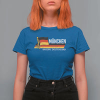 Munchen Bayern German Heritage Pride Germany Flag T Shirt For Women - Wonder Print Shop