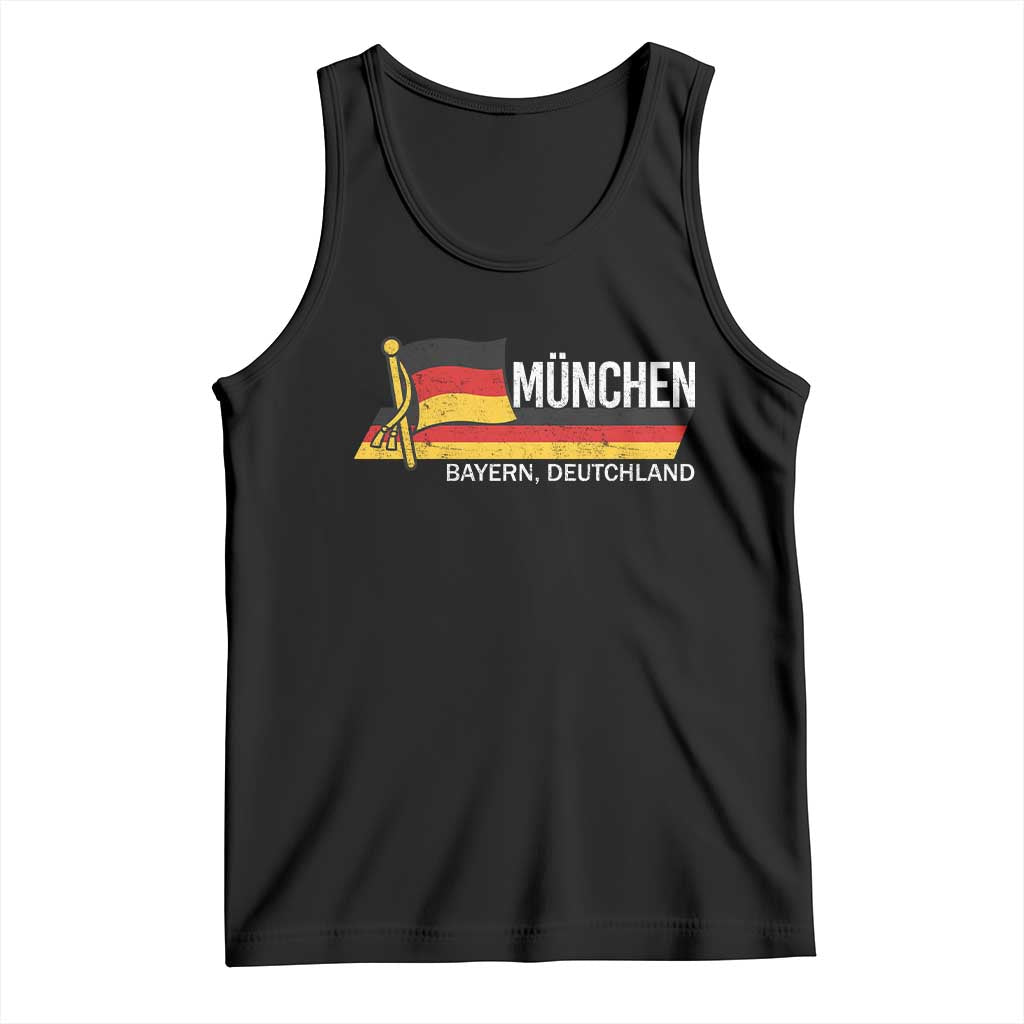 Munchen Bayern German Heritage Pride Germany Flag Tank Top - Wonder Print Shop