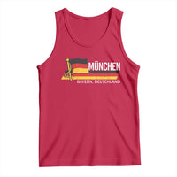 Munchen Bayern German Heritage Pride Germany Flag Tank Top - Wonder Print Shop