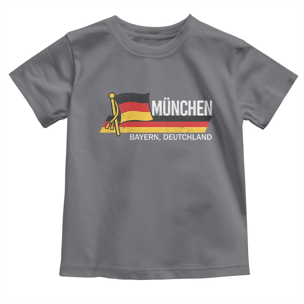 Munchen Bayern German Heritage Pride Germany Flag Toddler T Shirt - Wonder Print Shop