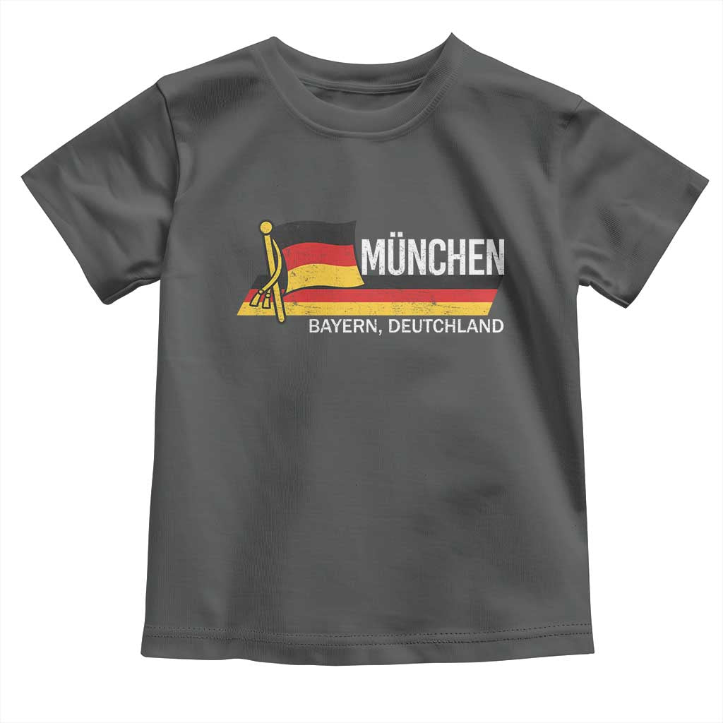 Munchen Bayern German Heritage Pride Germany Flag Toddler T Shirt - Wonder Print Shop
